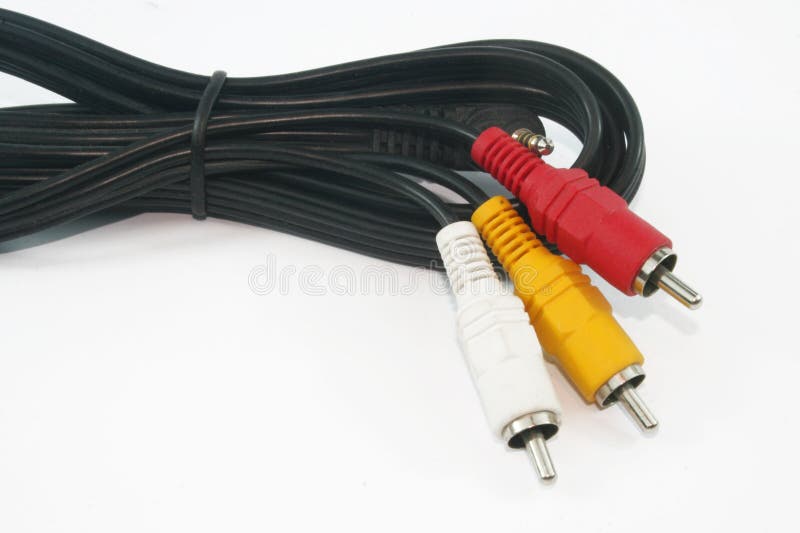 High quality audio video cable, signal transmission. High quality audio video cable, signal transmission