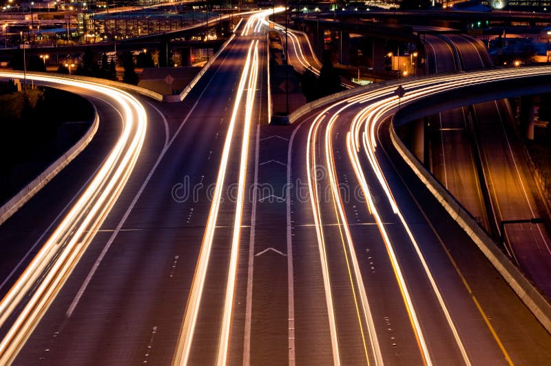 高速公路西雅图 免版税库存图片