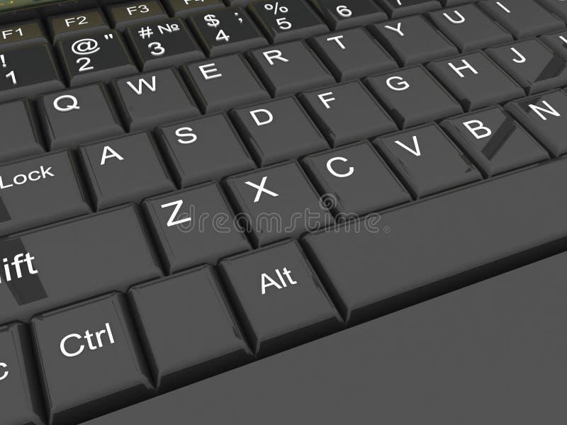 컴퓨터 키보드 벡터 일러스트