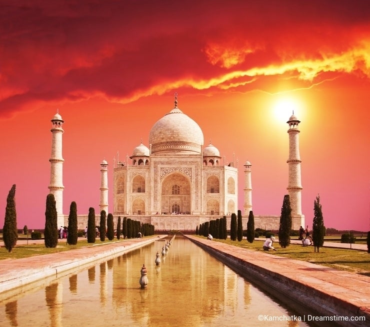 Taj Mahal palace in India