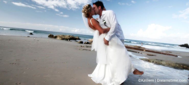 Wedding kiss