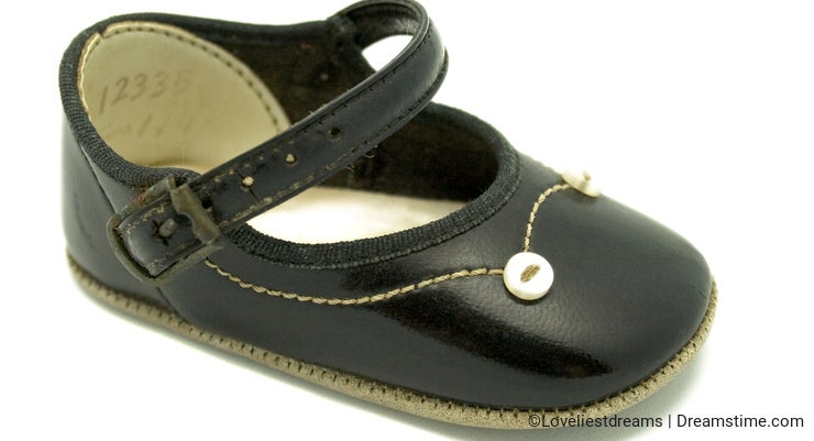 Vintage baby shoe