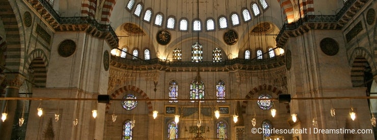 Interior, Blue Mosque, Istanbul