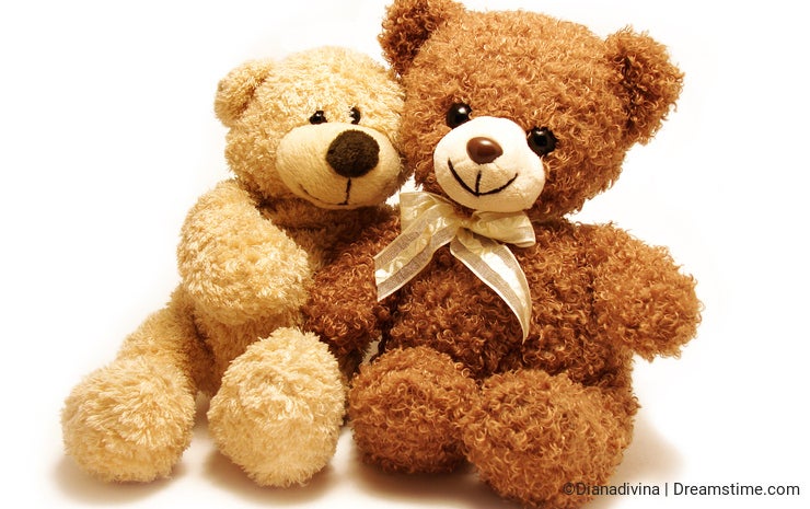 Romantic teddy-bears