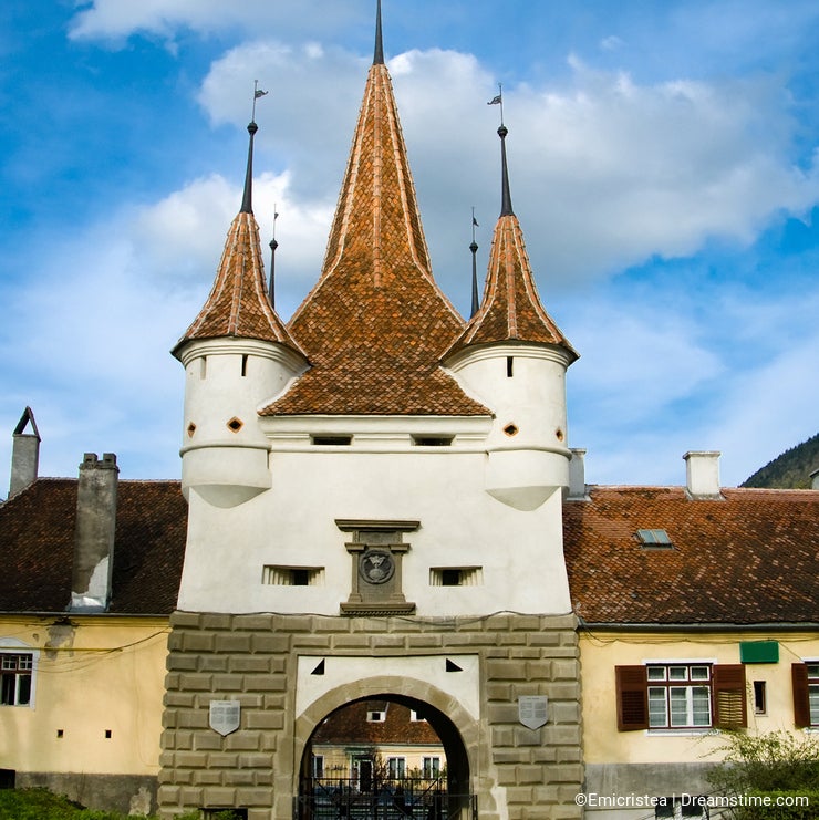 Ecaterina Gate in Brasov city