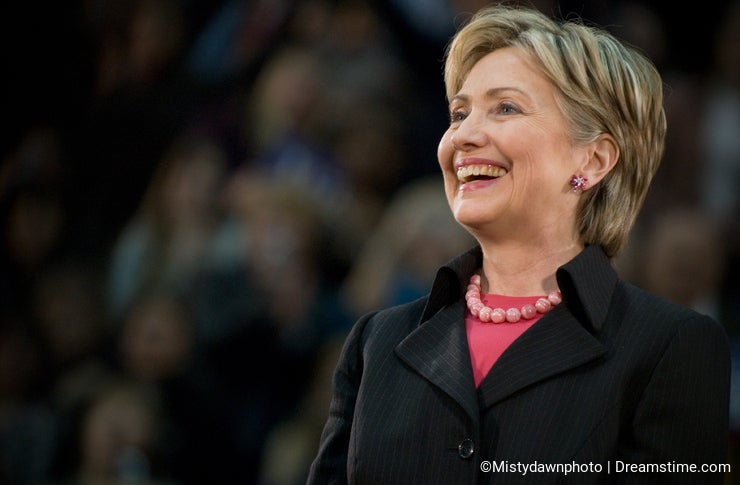 Hillary Clinton - Horizontal Smiling 2