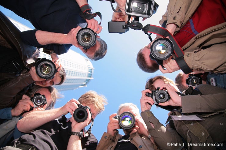 Photographers on object