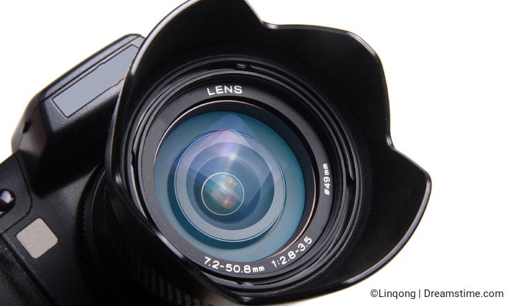 Digital camera lens