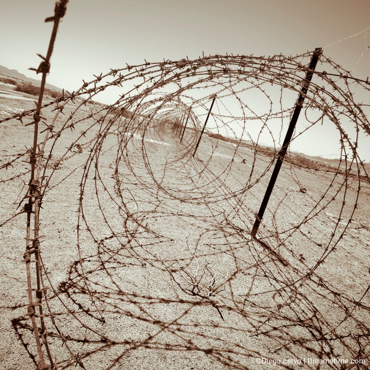 Barbed wires