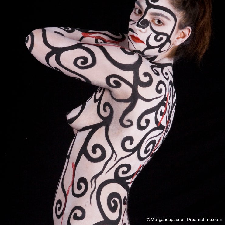 Tribal Body Paint