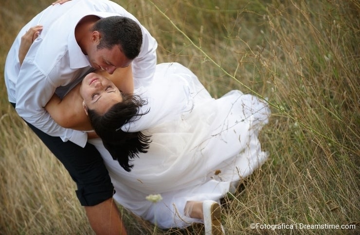 Love and passion (newlyweds couple love hold)