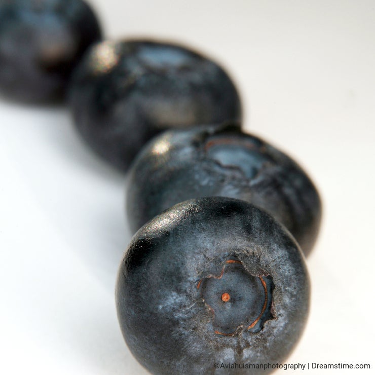 Healthy Snack Lineup - Blueberries
