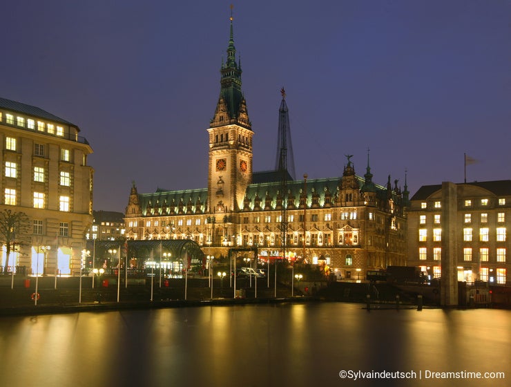 Hamburg town hall