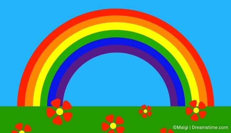 Cartoon: rainbow