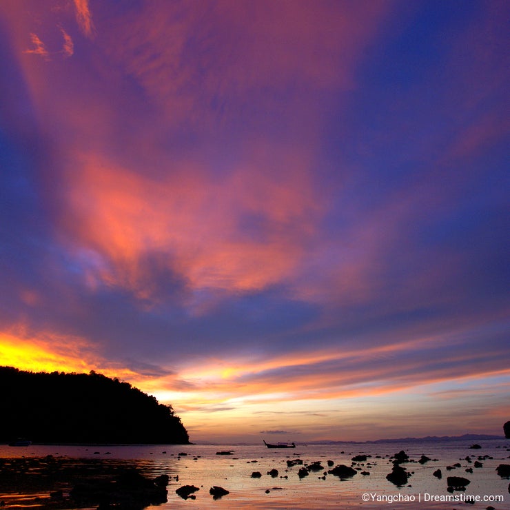 Phiphi island sunset