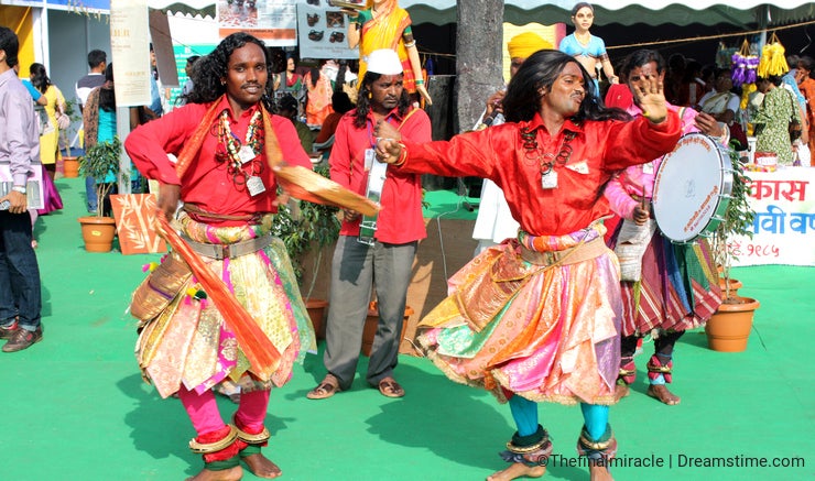 Indian Festival Dancers