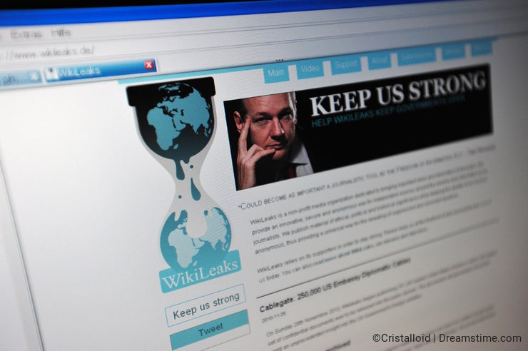 Wikileaks.de main internet page