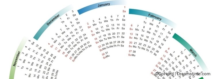 Round calendar 2011