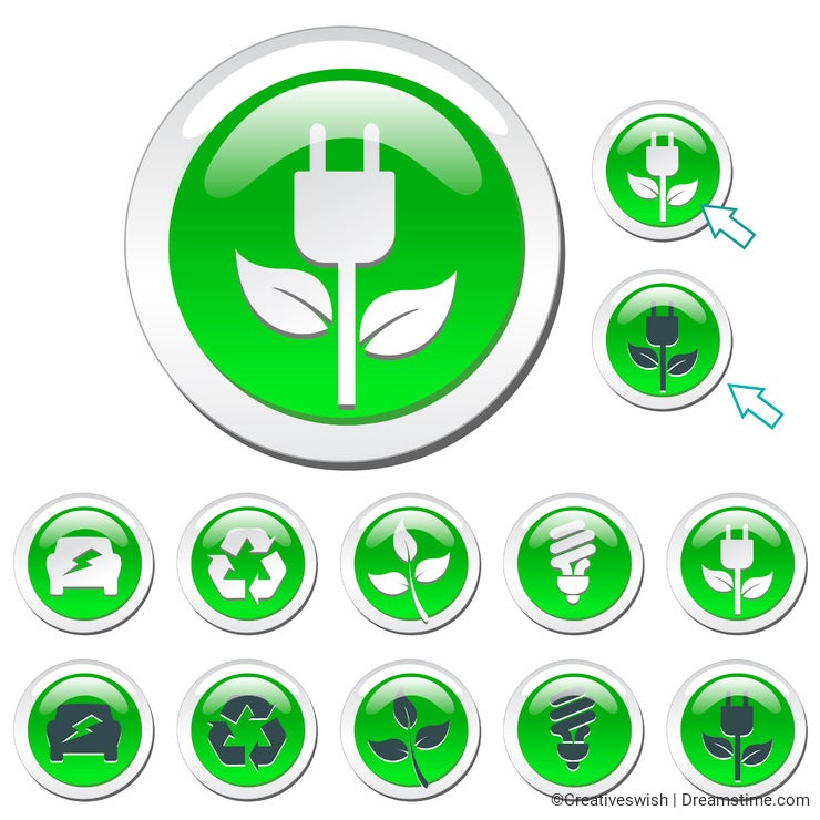 Green Eco Icons