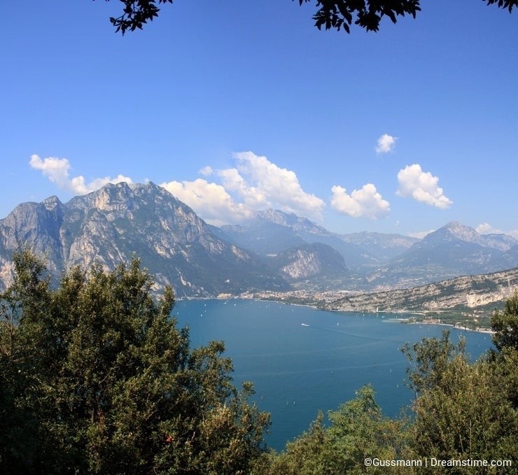 Panorama of lake Garda