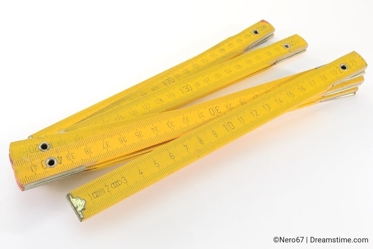 Wooden measuring tape