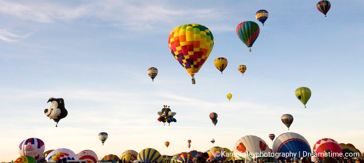 Mass Ascention at Albuquerque Balloon Fiesta