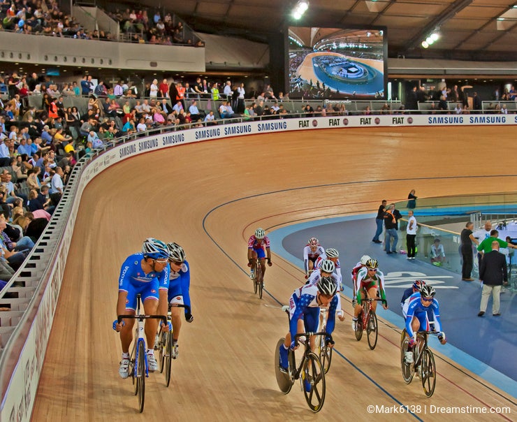 Racing at the Velodrome