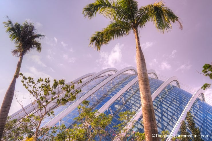 Glass enclosure, Gardens by the Bay, Singapore