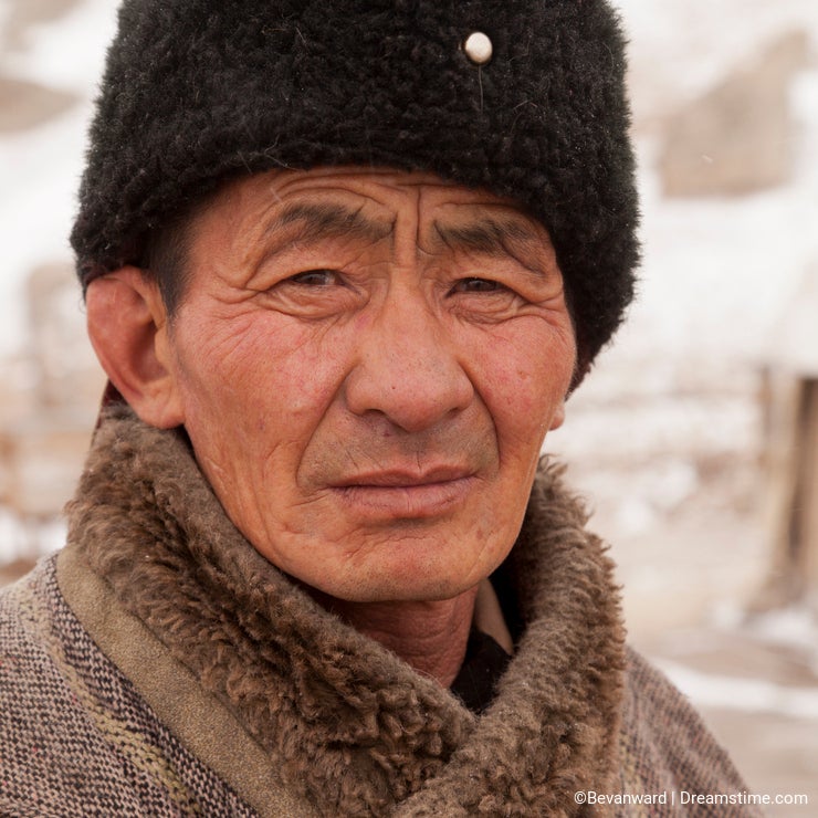 Portrait of Mongolia craftsman