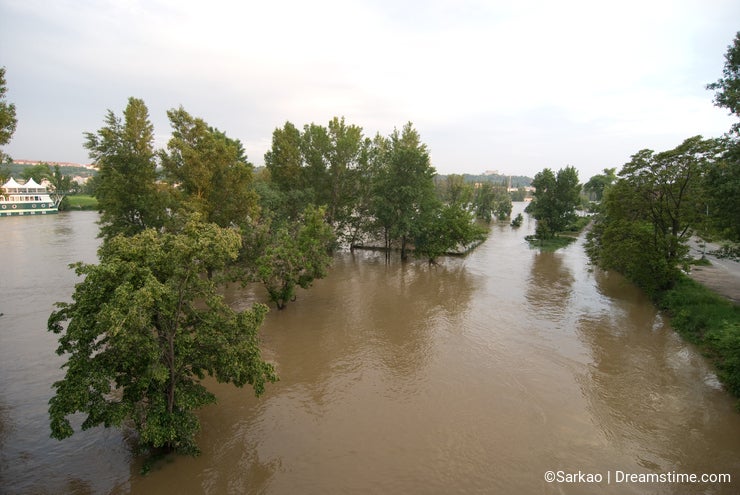 Floods in Prague, 4th june 2013