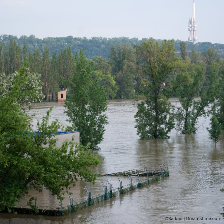Floods in Prague, 4th june 2013