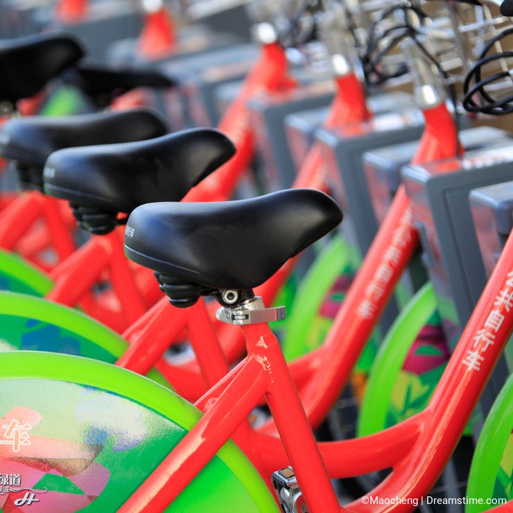 Public bike transportation system in amoy city