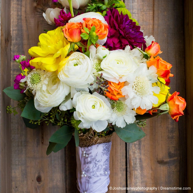 Bridal Bouquet Mixed Flowers