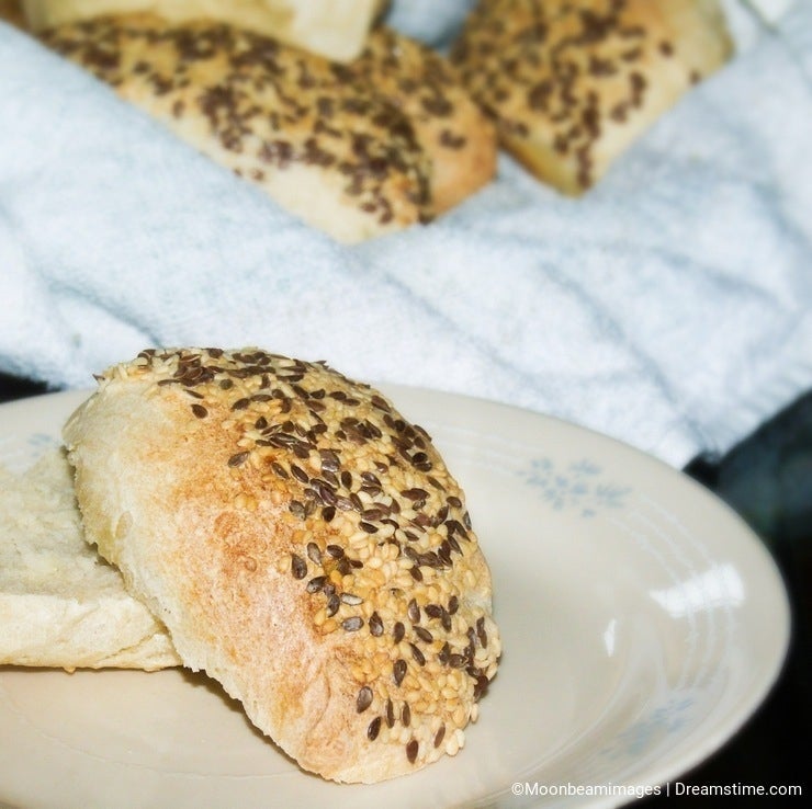 Danish Bread Bun with Seeds