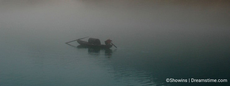 Fog Floating Over Little East River