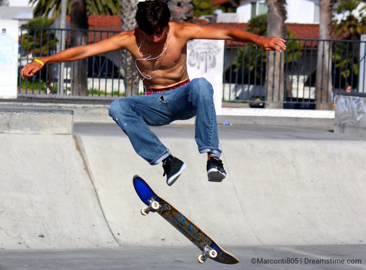 Male Skateborder