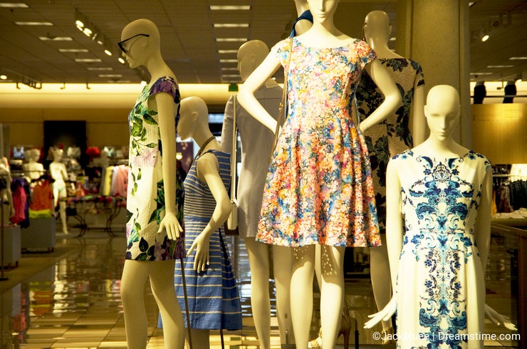 Women dress department store