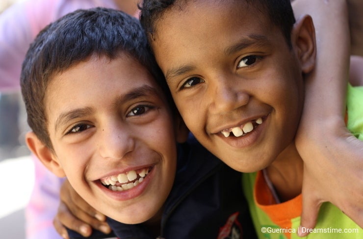 Kids in Egypt