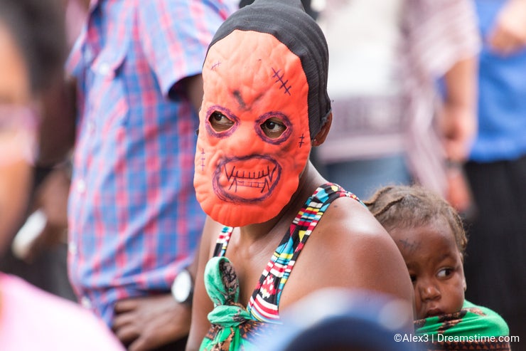The annual Carnival in the capital in Cape Verde, Praia.