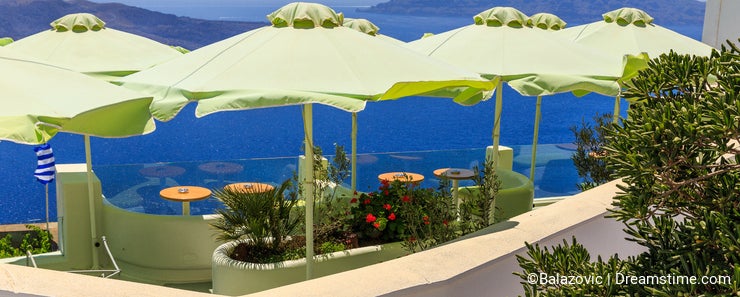 Santorini terrace restaurant I.