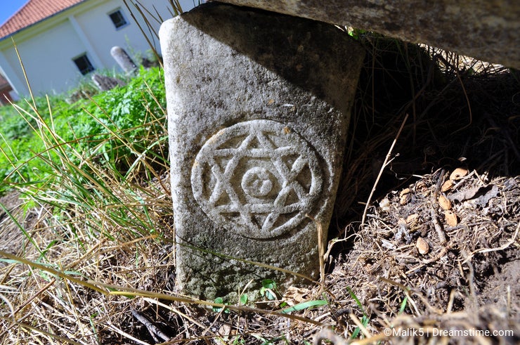 Tombstone with Star of David