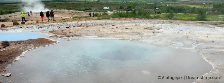 After the Eruption of the Geyser