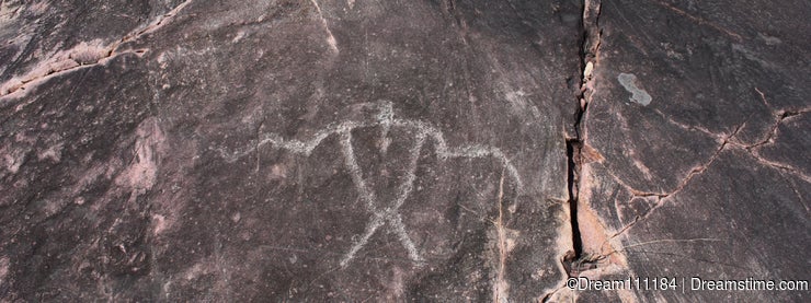 Petroglyphs Carved in Sioux Quartz