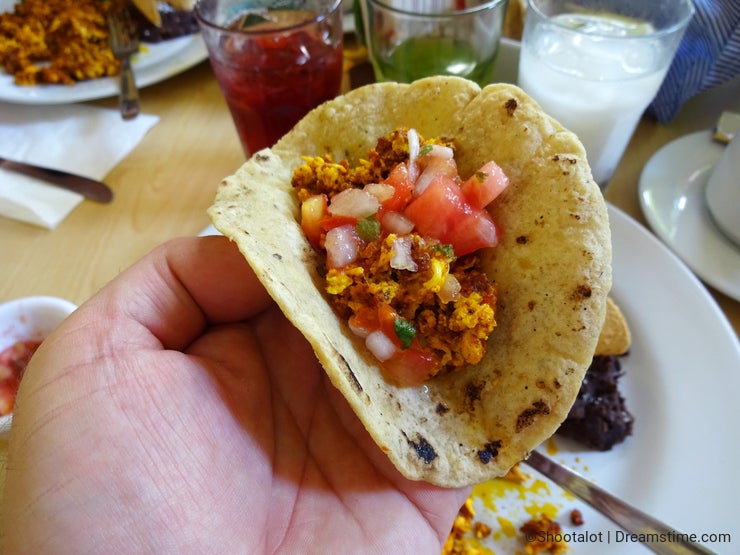 Mexican Food Breakfast Taco