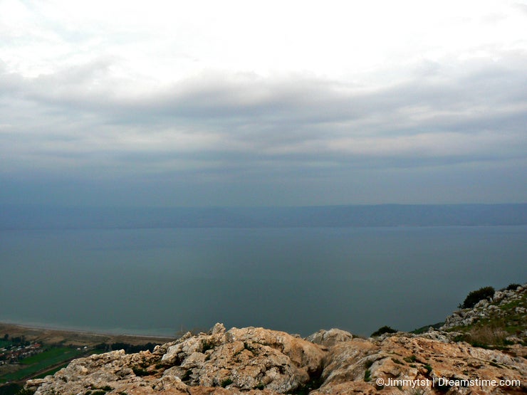 Sea of Galilee - view from Mount Arbel
