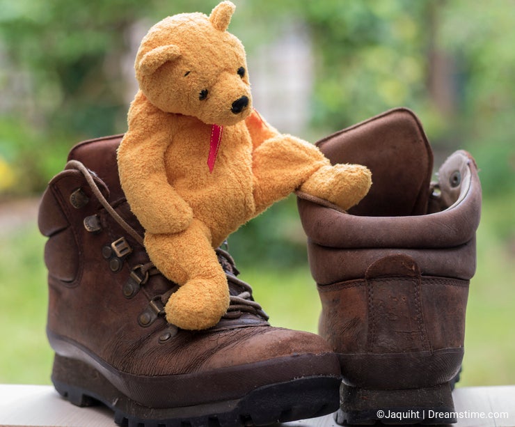 Bear and boots