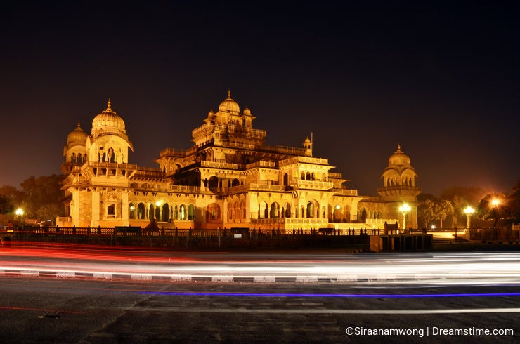 Albert Hall (Central Museum) in Jaipur, Rajasthan, India