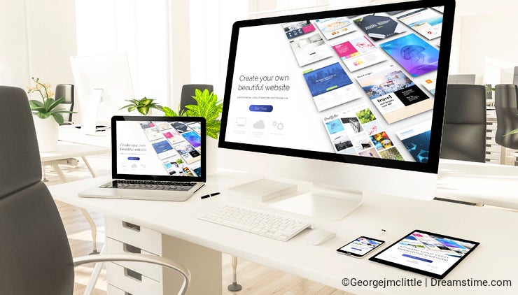 Download How To Mock Up A Website Design Simple General And Useful Dreamstime PSD Mockup Templates