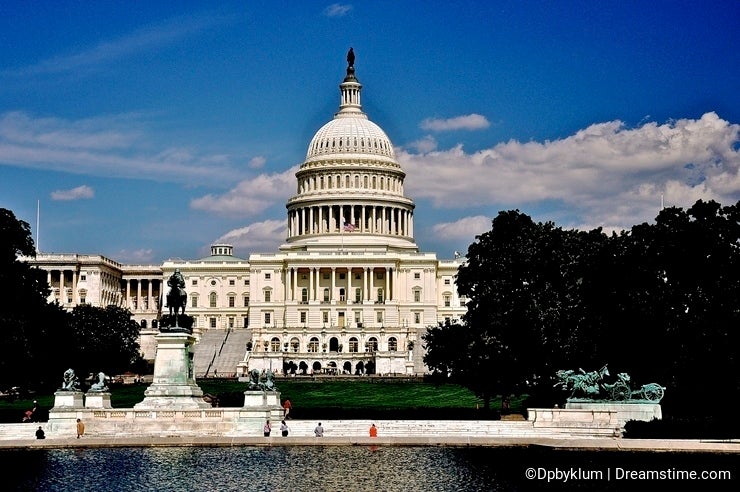 The Capitol Building in Washington DC