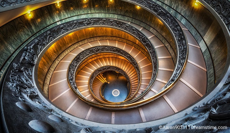 Vatican Museum Stairs